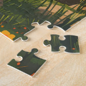 ウィンドケーブナショナルパークバイソンサウスダコタ ジグソーパズル (側面)