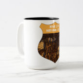 ウィンドケーブナショナルパークレトロボクストワークサウスダコタ ツートーンマグカップ (正面左)