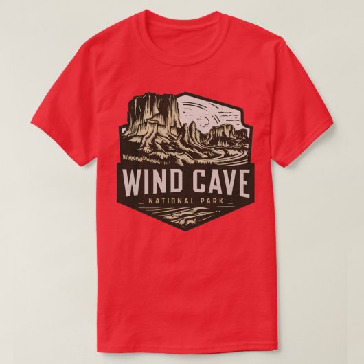 ウィンドケーブ国立公園1 Tシャツ (デザイン正面)
