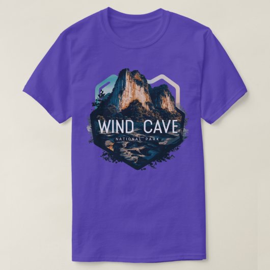 ウィンドケーブ国立公園2 Tシャツ (デザイン正面)