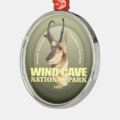 ウィンドケーブNP (プロングホーン) WT メタルオーナメント (左)