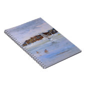 ウィンドサーファーおよび水浴者 ノートブック (右側)