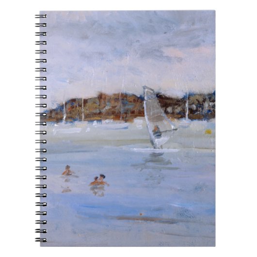 ウィンドサーファーおよび水浴者 ノートブック (正面)