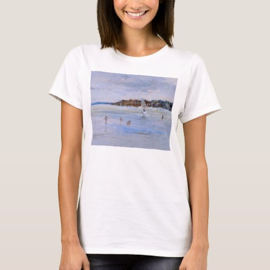 ウィンドサーファーおよび水浴者 Tシャツ (正面)