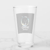 ウィンドサーフィンが大好き タンブラーグラス (裏面)