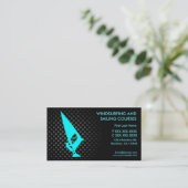 ウィンドサーフィンとセーリンカスタムグの名刺 名刺 (スタンド正面)