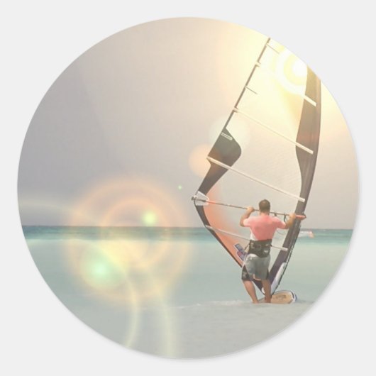 ウィンドサーフィンのスポーツシール ラウンドシール (正面)