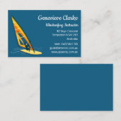 ウィンドサーフィンの名刺 名刺 (正面/裏面)