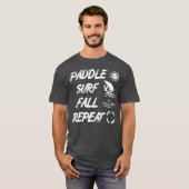 ウィンドサーフィンの引用符ファミリー Tシャツ (正面フル)