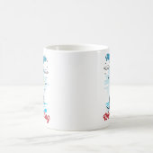 ウィンドサーフィンは私の人生スタイルすりガラスのコーヒー コーヒーマグカップ (中央)