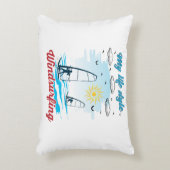 ウィンドサーフィンは私の人生スタイルのアクセント枕 アクセントクッション (正面(垂直))