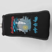 ウィンドサーフィンは私の生活スタイル ゴルフヘッドカバー (正面)