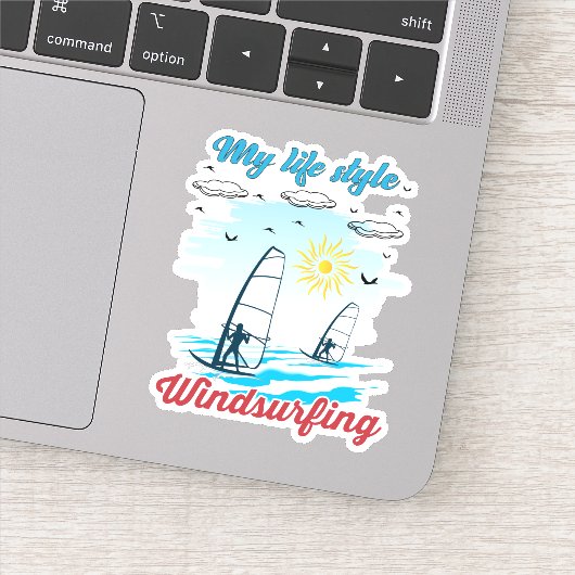 ウィンドサーフィンは私の生活スタイル シール (詳細)