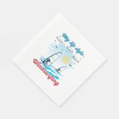 ウィンドサーフィンは私の生活スタイル スタンダードランチョンナプキン (角)