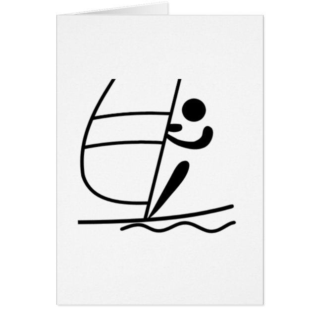 ウィンドサーフィンをすること (正面)