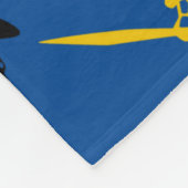 ウィンドサーフィンをすること フリースブランケット (角)