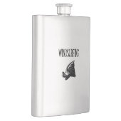 ウィンドサーフィンをするv5黒い文字のスポーツはwindsurfeウィンドサーフィンをします フラスク (右)