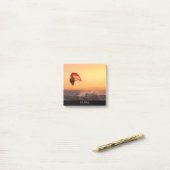 ウィンドサーフィンアットサンセットサーファーサーボーディング ポストイット (デスク上)