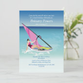 ウィンドサーフィンガール招待状 招待状 (スタンド正面)