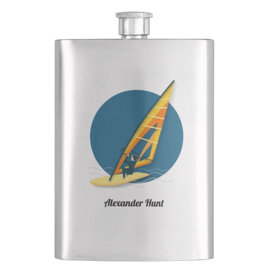 ウィンドサーフィンフラスコ フラスク (正面)