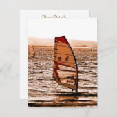 ウィンドサーフィン招待状 (正面/裏面)