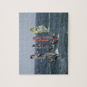 ウィンドサーフィン海ウェーブススポーツサーフ ジグソーパズル (縦)