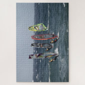 ウィンドサーフィン海ウェーブススポーツサーフ ジグソーパズル (縦)