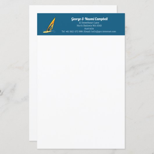 ウィンドサーフィン (正面/裏面)