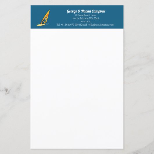 ウィンドサーフィン (正面)