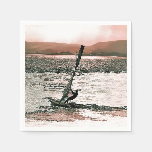 ウィンドサーフィン スタンダードカクテルナプキン (正面)