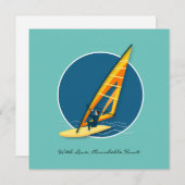 ウィンドサーフィン ノートカード (正面/裏面)