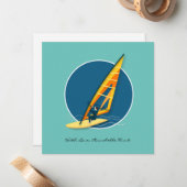 ウィンドサーフィン ノートカード (正面/裏面インサイチュ)