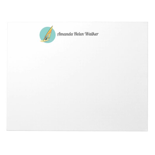 ウィンドサーフィン ノートパッド (正面)