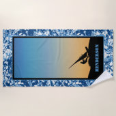 ウィンドサーフィン ビーチタオル (正面)