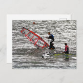 ウィンドサーフィン ポストカード (正面/裏面)