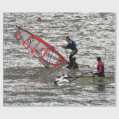 ウィンドサーフィン ラッピングペーパー (フラット)