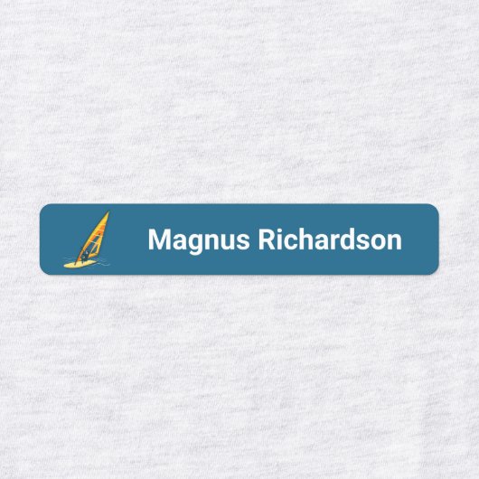 ウィンドサーフィン ラベル (デザイン2)