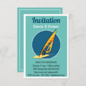 ウィンドサーフィン 招待状 (正面/裏面)