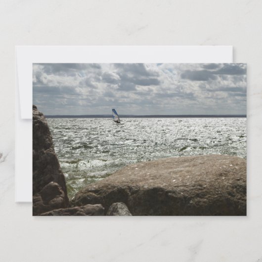 ウィンドサーフィン – 招待 招待状 (正面)