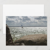 ウィンドサーフィン – 招待 招待状 (正面/裏面)