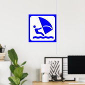 ウィンドサーフィン–303772ウィンドサーフィンサーフィンウインドウォーター ポスター (ホームオフィス)