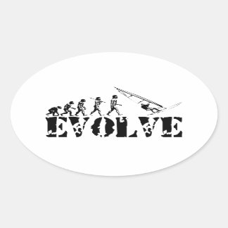 ウィンドサーフィンWindsurf Evolution Sport Art 楕円形シール