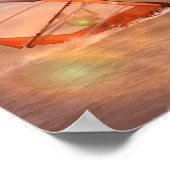 ウィンドサーフデザインポスター ポスター (角)