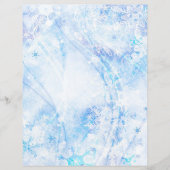 ウィンドスクラップブックの雪片紙 (正面)