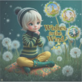 ウィンドステッカーのウィッシュ シール (正面)