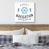 ウィンドセイル航法ポスター キャンバスプリント (インサイチュ (寝室))
