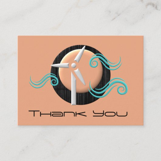 ウィンドタワーサンキュービジネスカード 名刺 (正面)