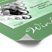 ウィンドチメ俳句アートプリント ポスター (角)