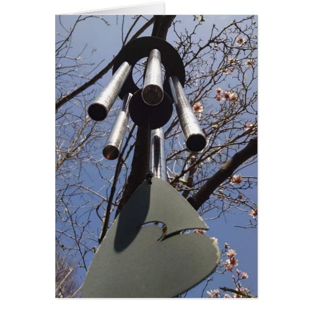 ウィンドチャイムとマグノリア枝カ空白のード (正面)