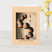 ウィンドチャイム 静物 思いのまま カスタム カード (黄色い花)